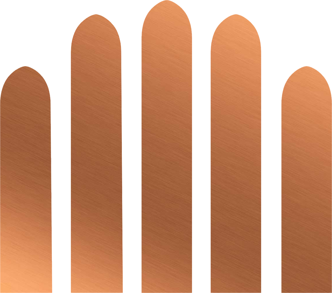 Goldenes Deko-Fenster